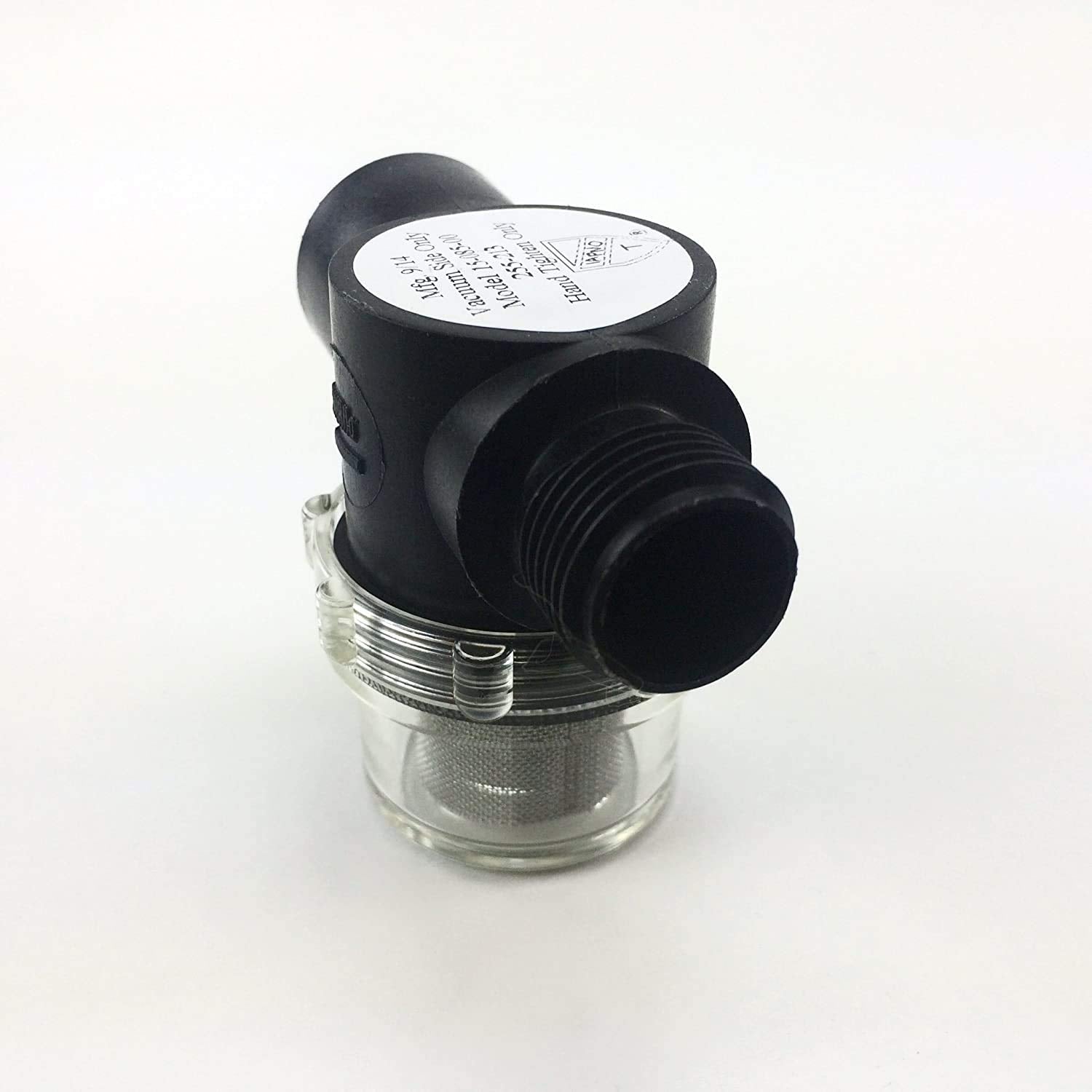 000 Shurflo strainer bundle helps filter debris before the pump.