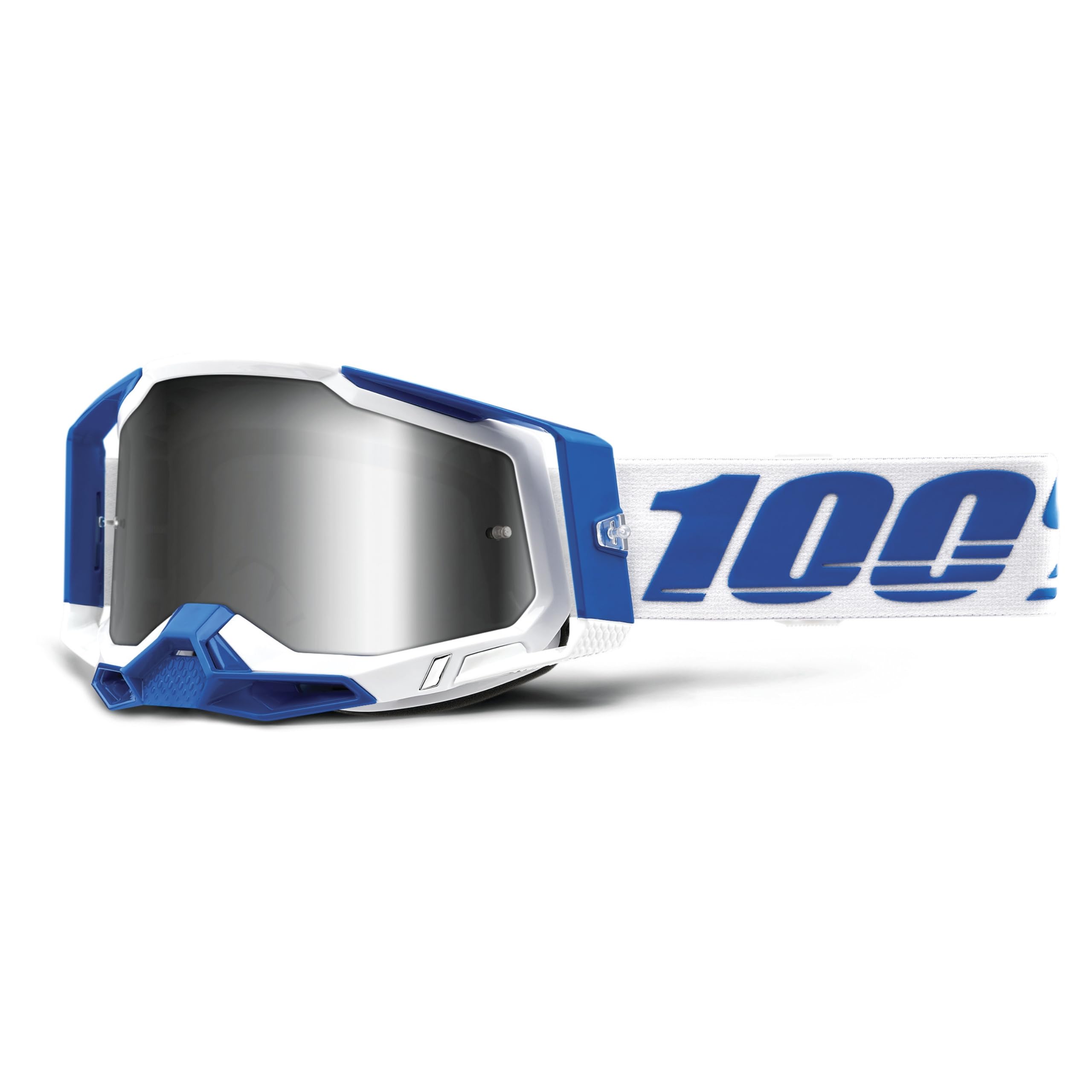 100% Racecraft 2 front view for MTB and MX with wide field of view