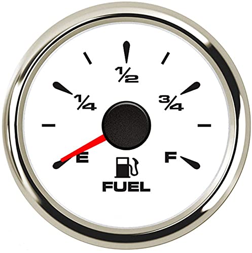 100TECH marine fuel gauge face showing clear fuel levels for boats