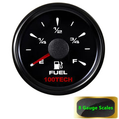 100TECH IP67-rated stainless bezel protecting gauge in harsh marine conditions