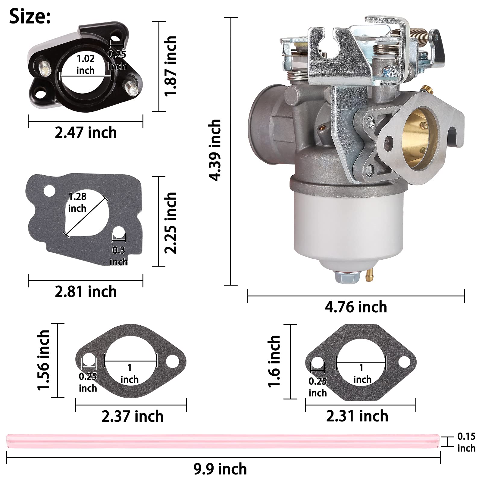 10L0L fuel filters included to protect engine from contaminants