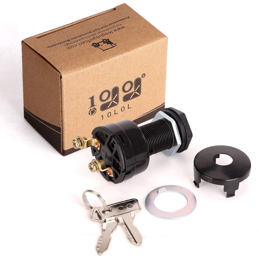 10L0L golf cart keys in hand, ready for secure start