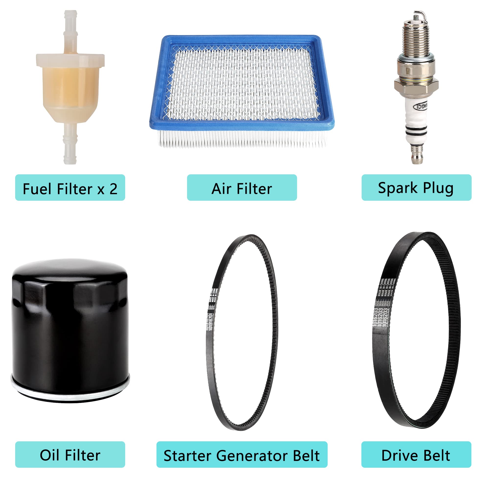 10L0L drive belt from the kit maintains consistent performance during use.