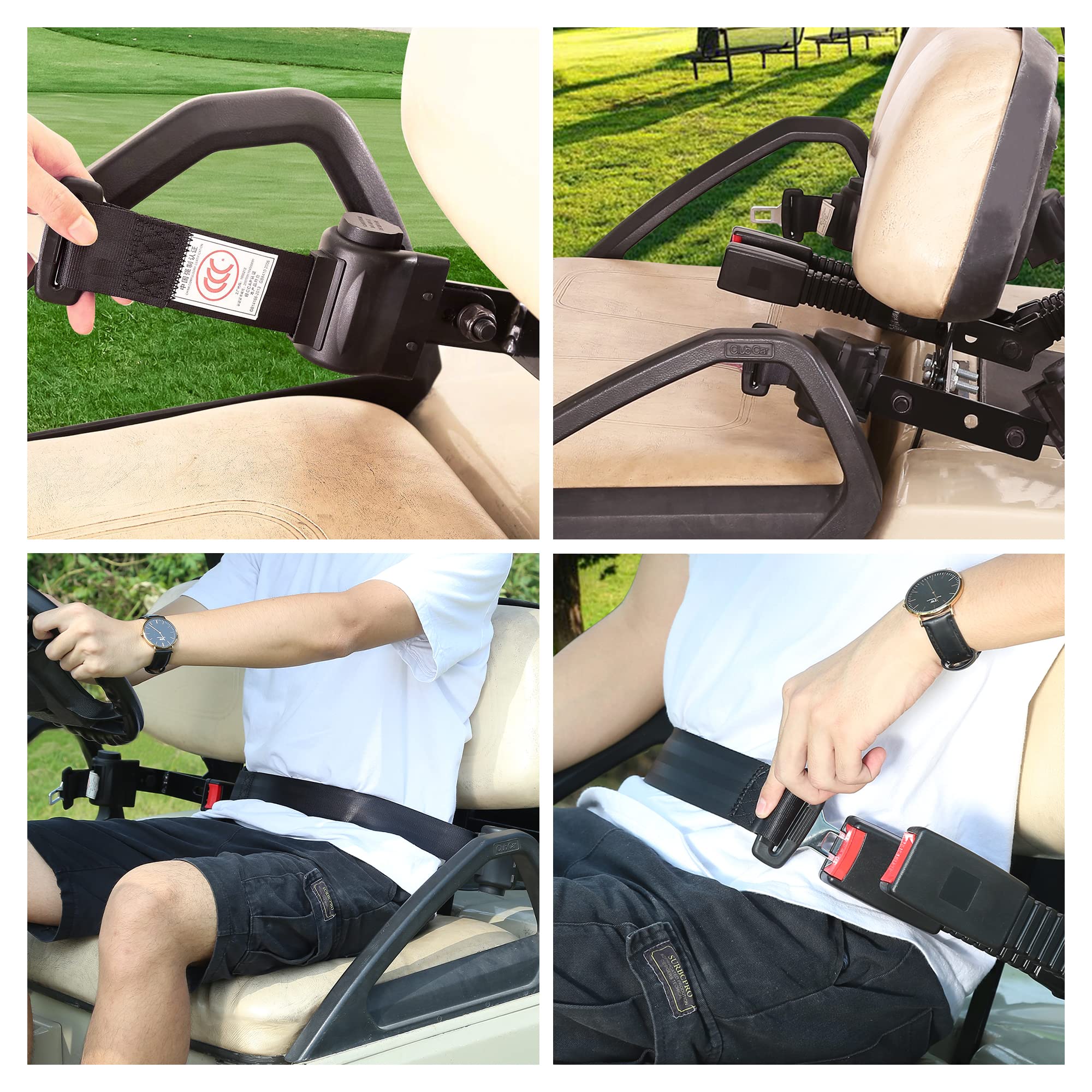 10L0L model-specific replacement for Yamaha EZGO Club Car DS rear-seat setups.