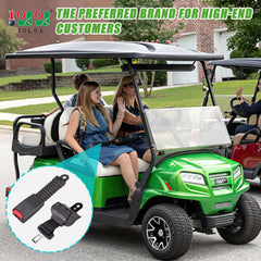 10L0L seat belt buckle with flexible handle aids easy fastening.