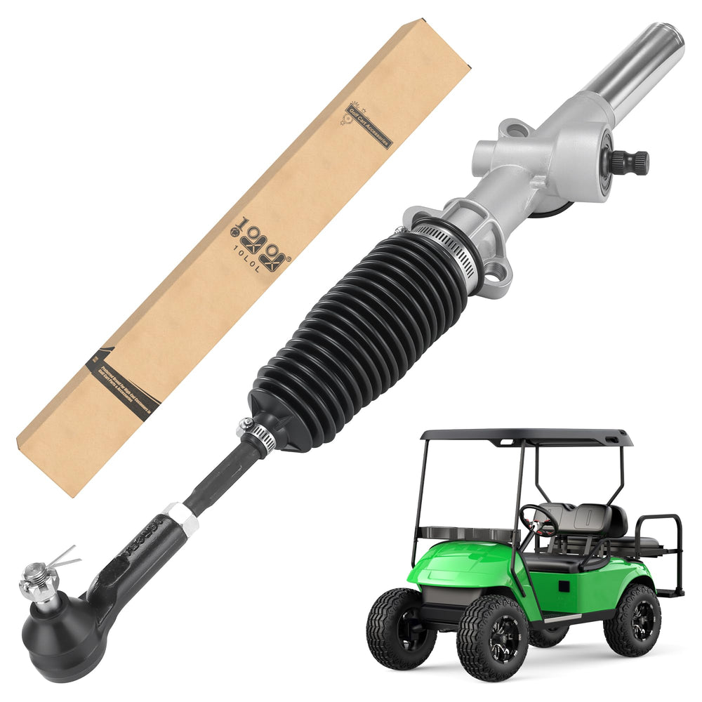 10l0l steering gear box EZGO TXT assembly viewed for a reliable replacement