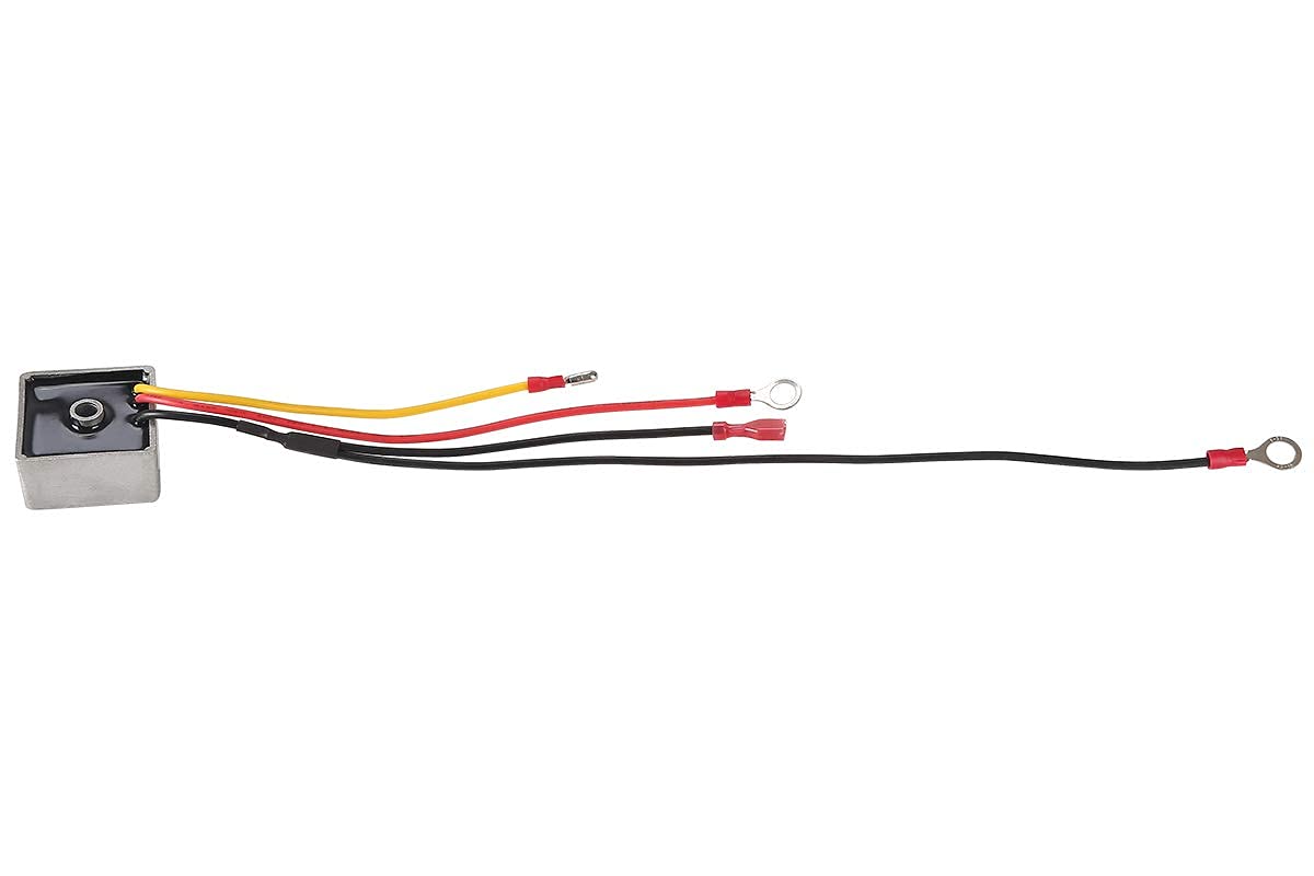 10L0L voltage regulator rectifier four-wire setup, grounding options depicted for Club Car.
