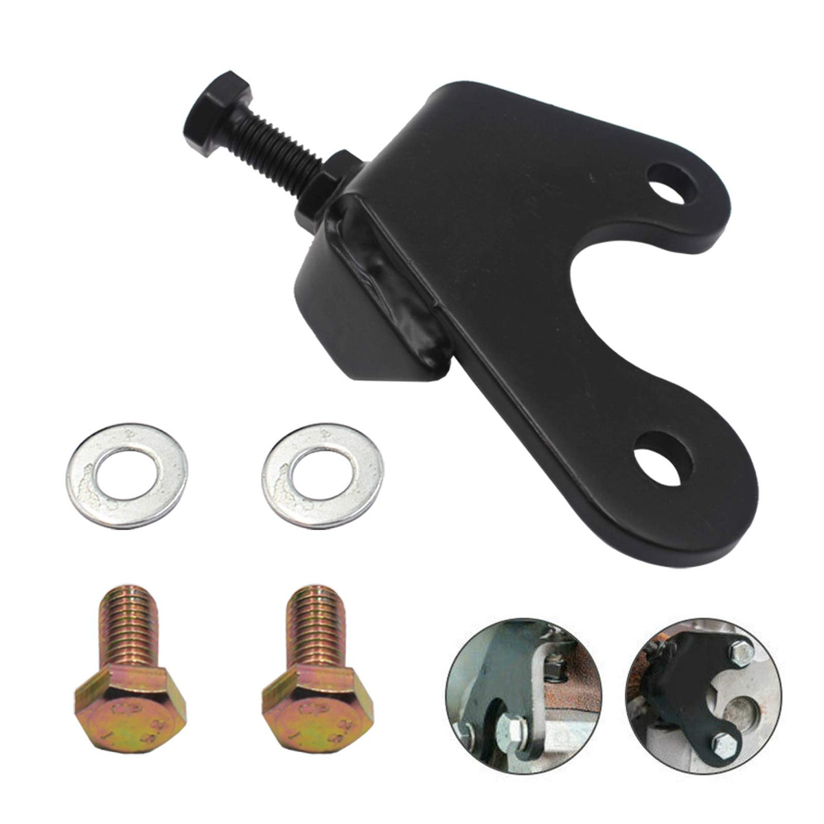 1409KMT exhaust manifold bracket driver-side rear fits securely to prevent leaks