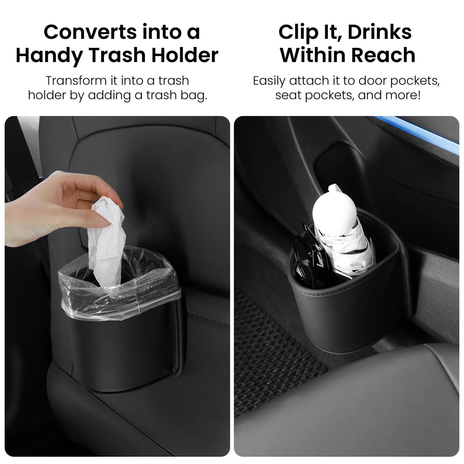 1797 cup holder organizer storing keys and cards inside a car