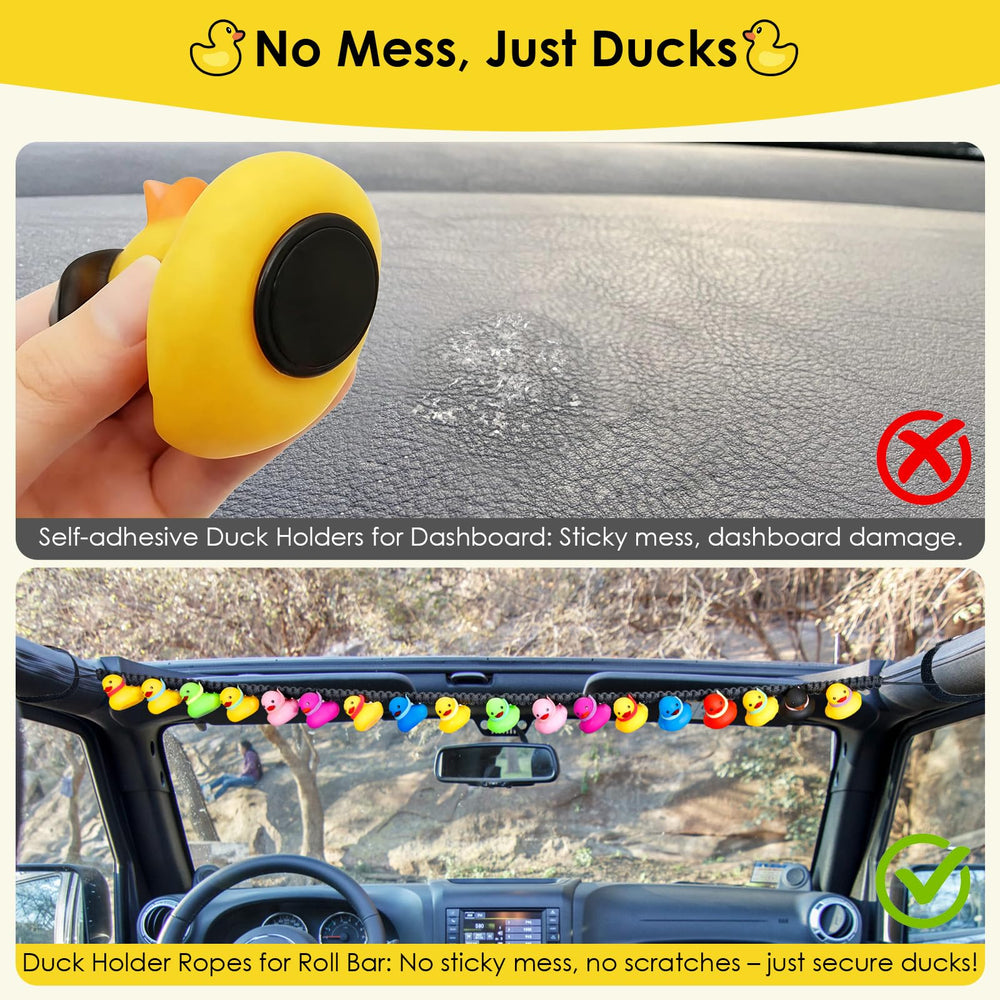 1797 duck holder headrest-rod attachment prevents clutter on trips