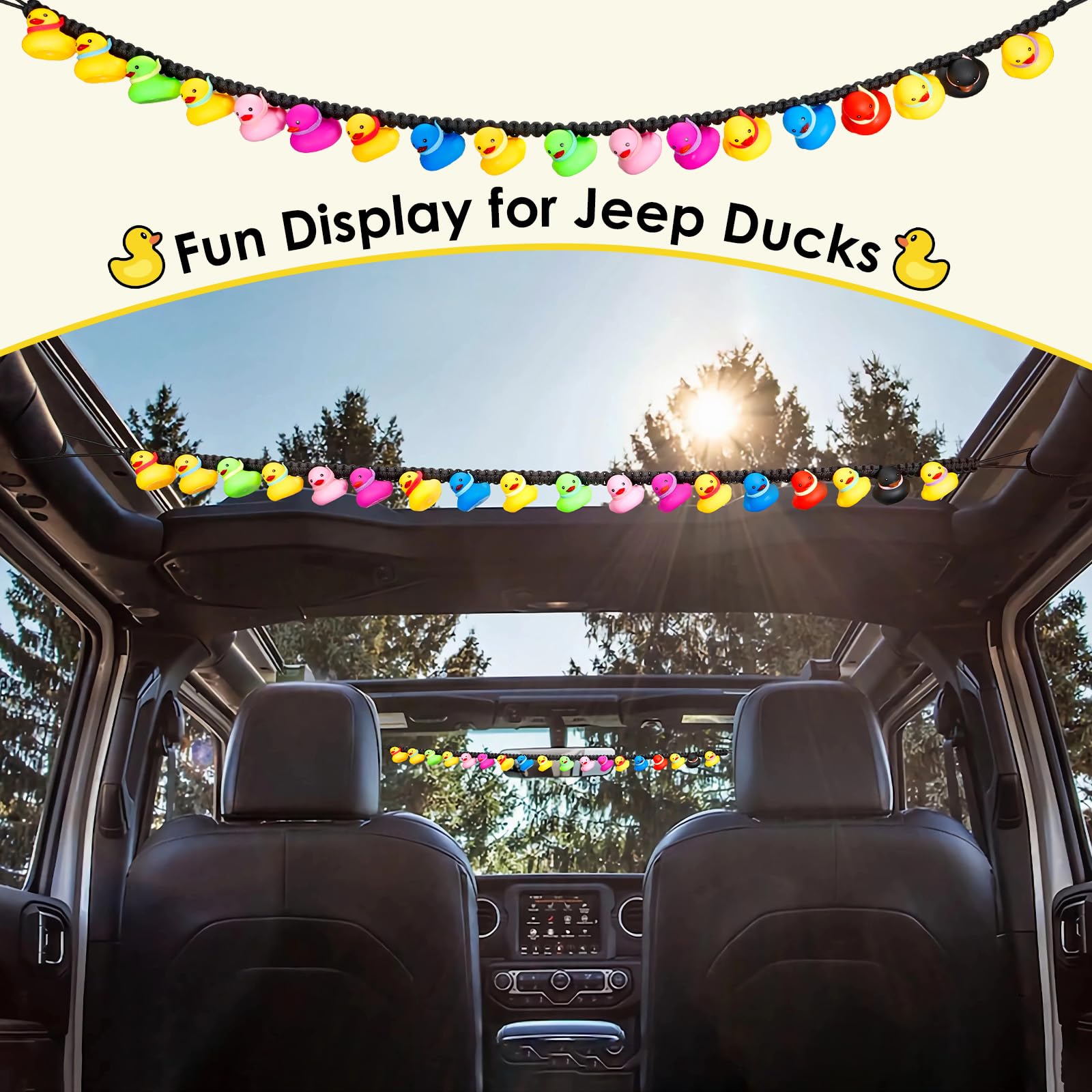 1797 duck holder trunk-strut mount keeps ducks visible and unblocked