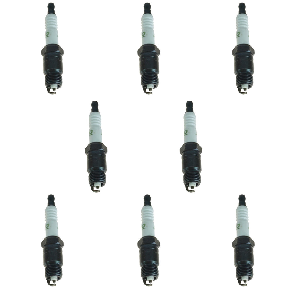 Detailed view of AC Delco R45TS spark plug electrode insulator