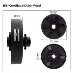 1PZ 11T clutch for 35 chain enables smooth power transfer