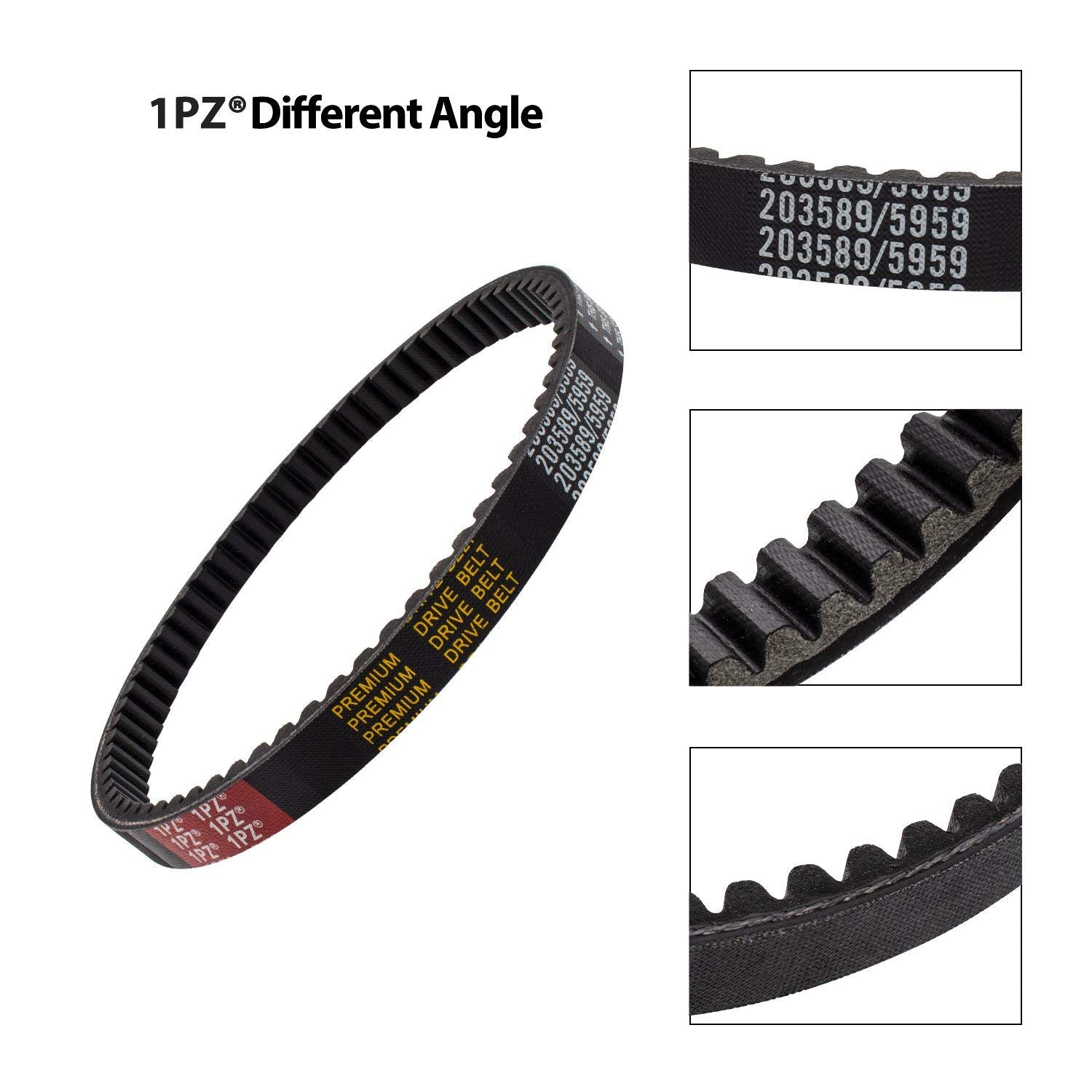 Replacement belt kit for multiple brands keeps go-karts ready for use.