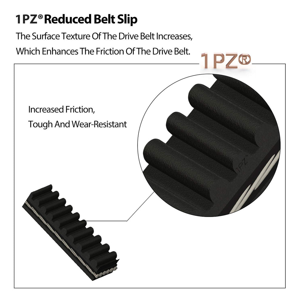 Torque-verter compatible belt broadens compatibility for versatile kart setups.