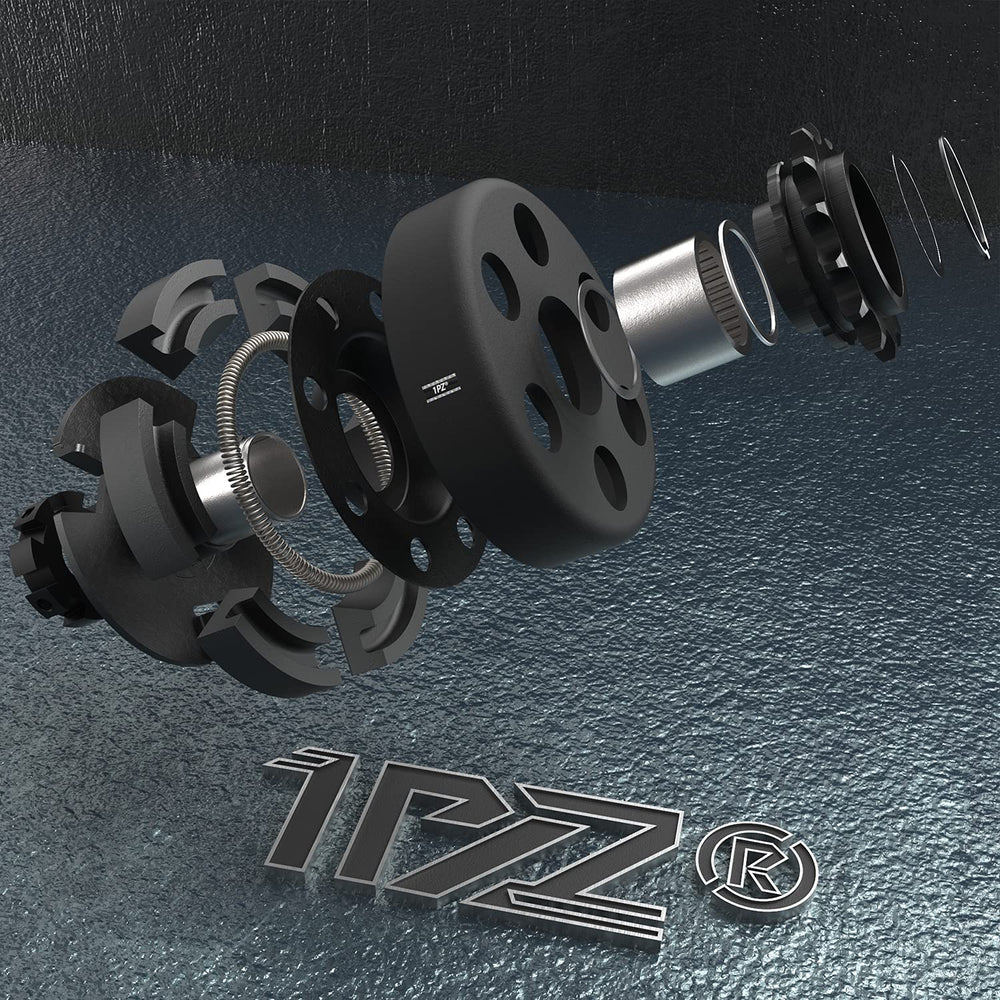 1PZ DH7-E4F 14T teeth close-up illustrating compatibility with #40/41/420 chains