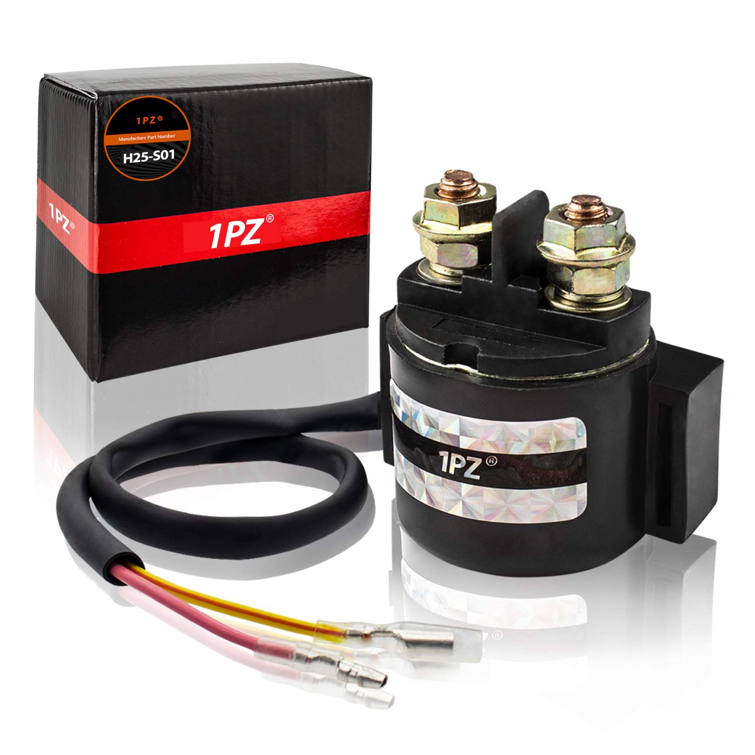 1PZ H25-S01 starter relay close-up for Honda TRX250EX improves reliability