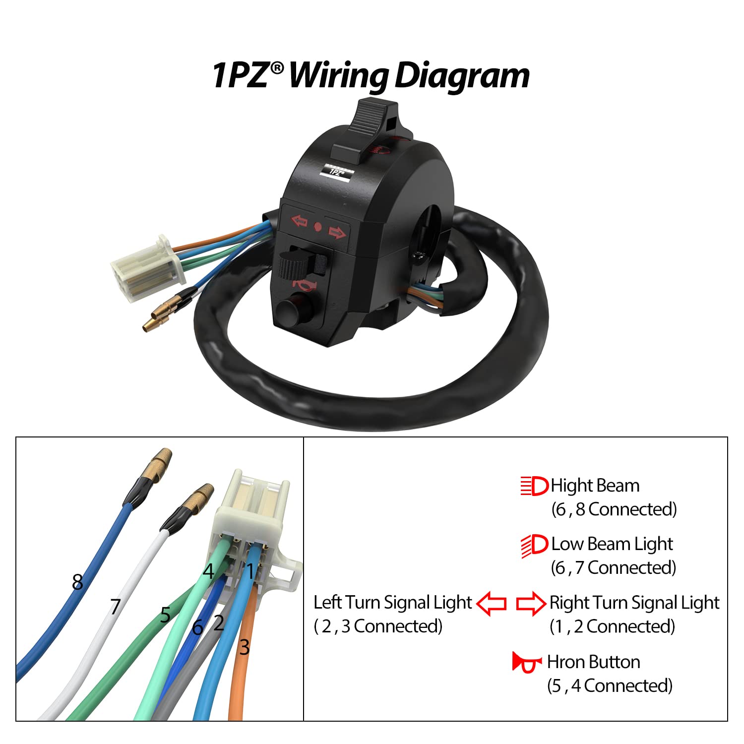 1PZ SR1-H01 flasher relay module for reliable indicator operation