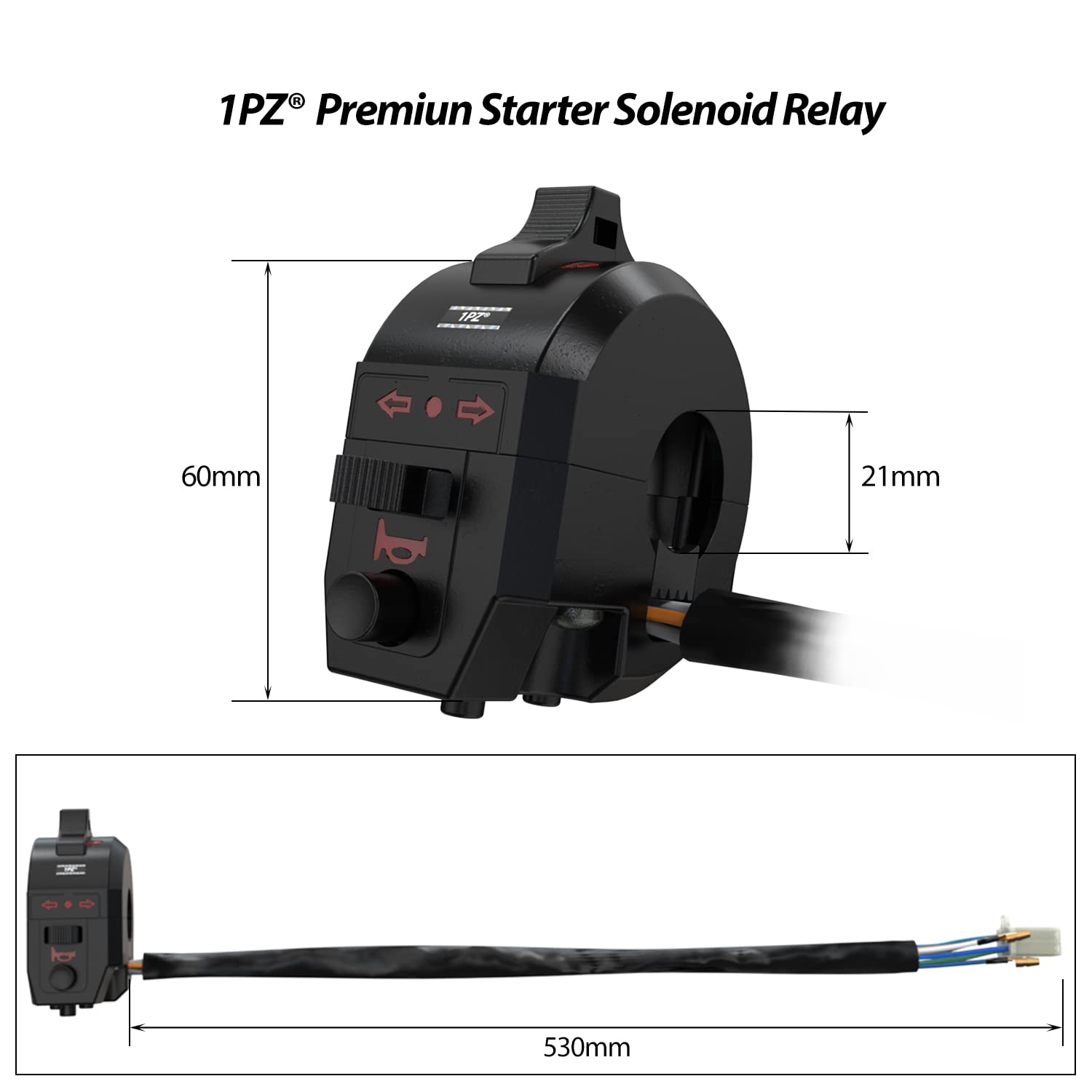 1PZ SR1-H01 12V horn speaker for clear audible signaling