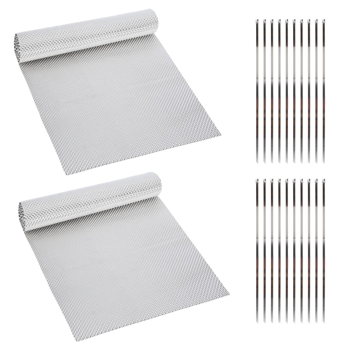 2 Mule Team exhaust heat shield kit full view for quick install