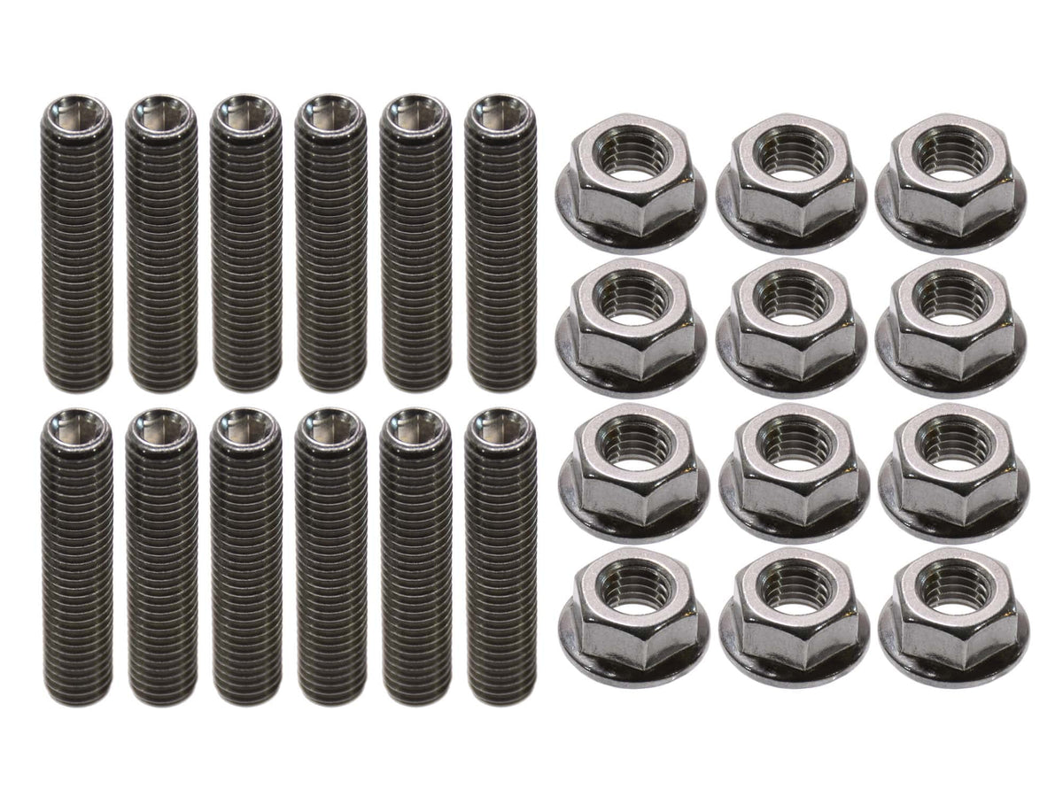 269 Motorsports LS header stud kit bolts—polished stainless steel for secure exhaust manifold installs.