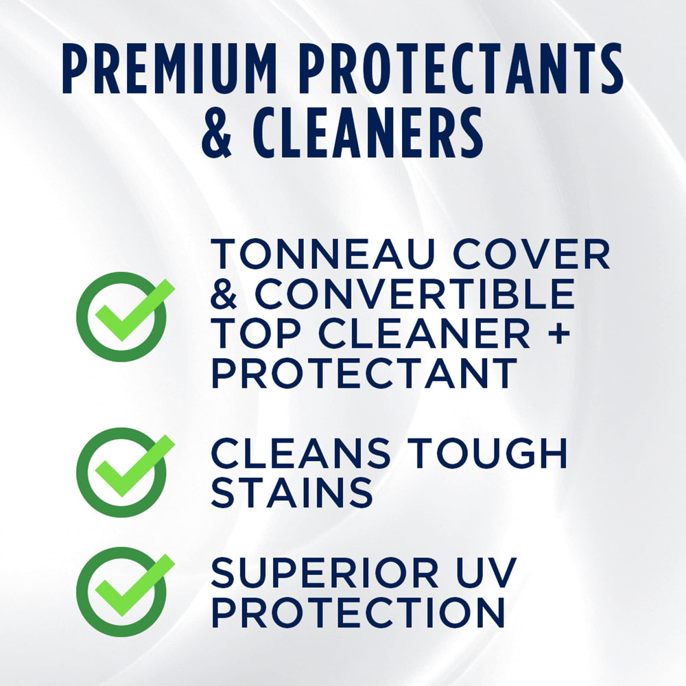 303 Products 30510 convertible top cleaner restoring color and clarity.
