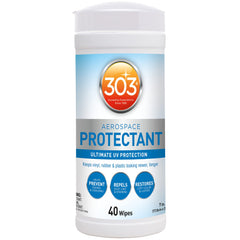 303 Products Aerospace Protectant wipes packaging for UV protection on multiple surfaces