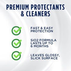 Glossy finish after application enhances showroom shine