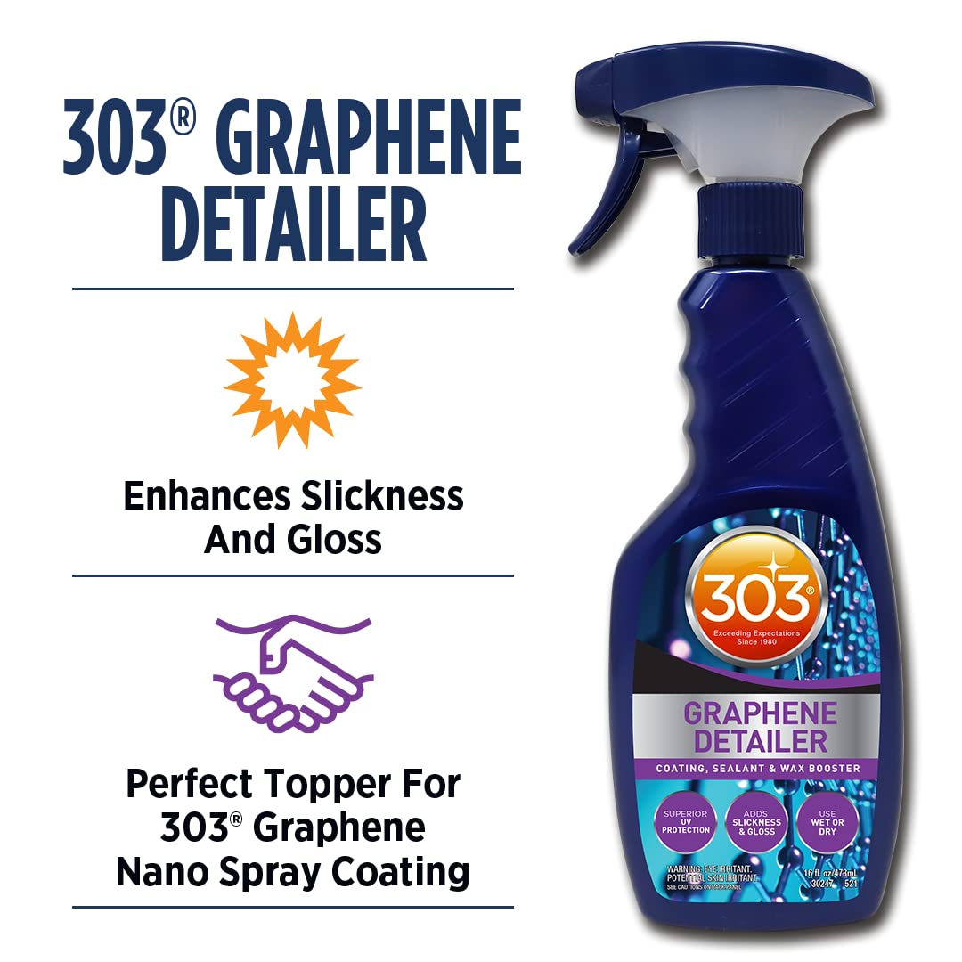 Graphene Detailer Spray used as a drying aid on wet surfaces.