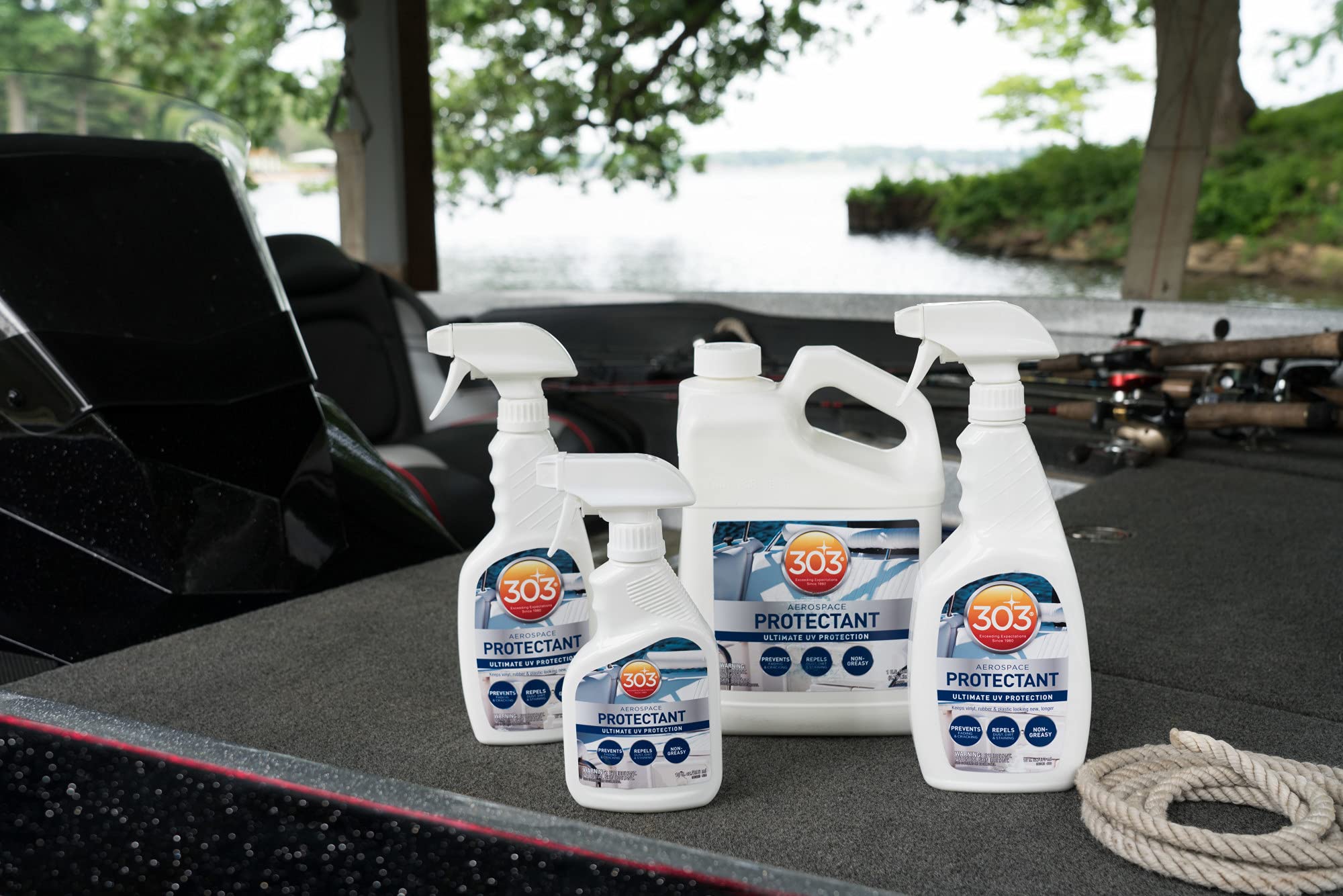 Outdoor patio and boat care use case with clear protection