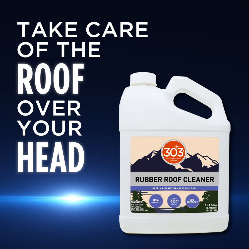 Clean roof prepped for protection with Aerospace Protectant.