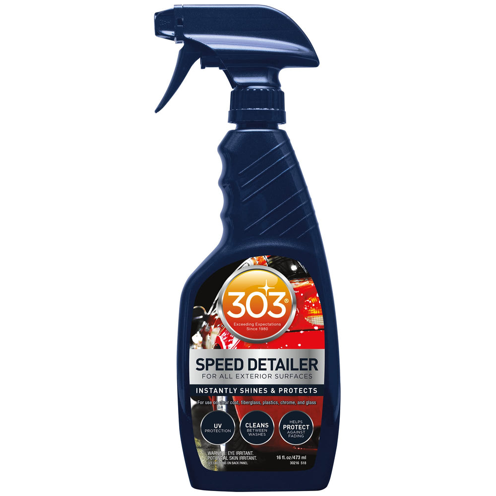303 Products Speed Detailer bottle front for quick in-between-washes shine.