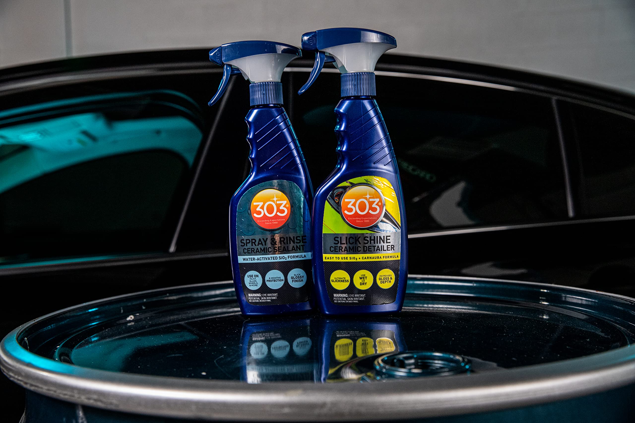 Durable six months of protection with 303 Products Ceramic Sealant.