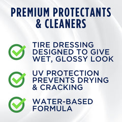 303 Products tire shine uv shield highlighting sun protection for tires.