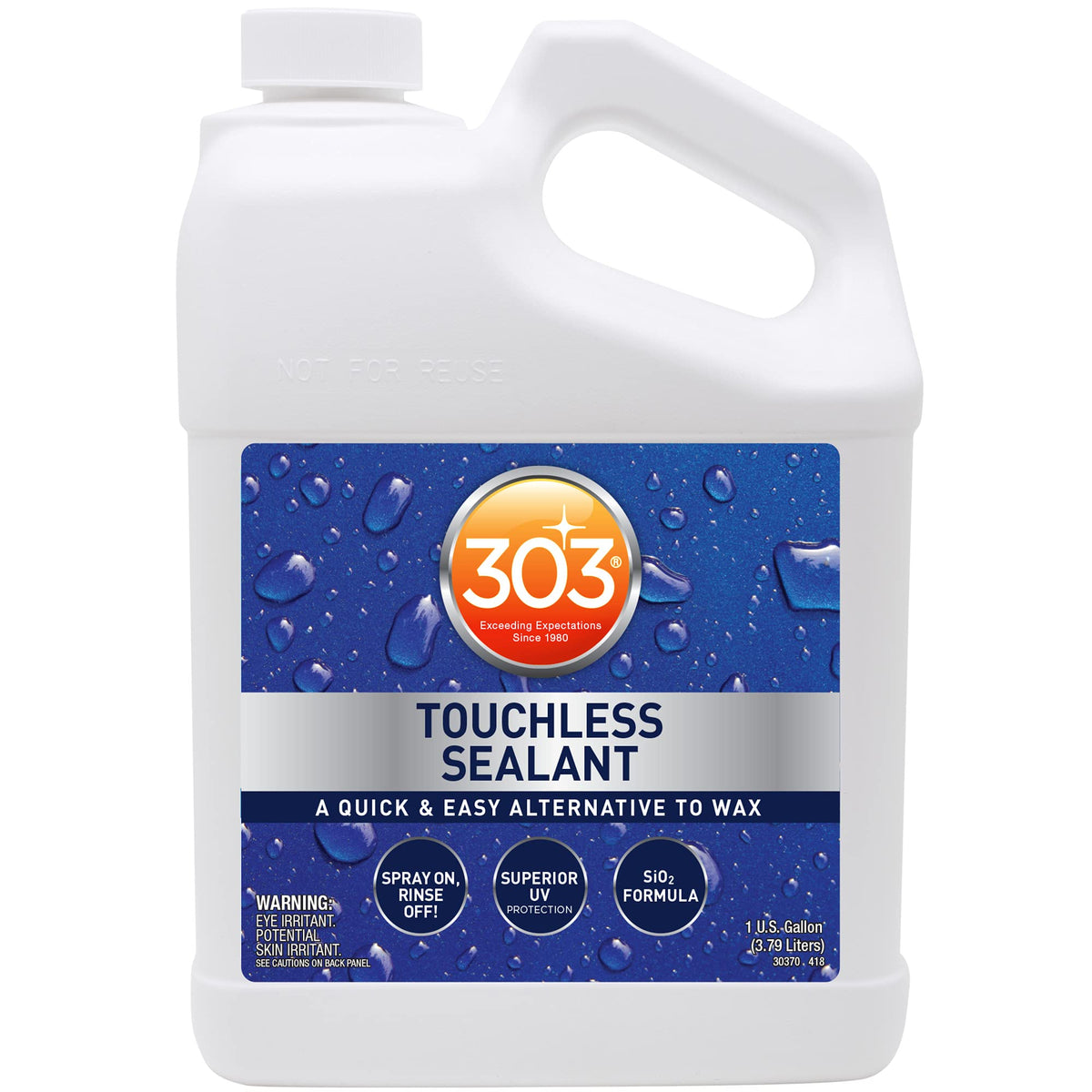 303 Touchless Sealant spray-on rinse-off for fast paint protection and water beading