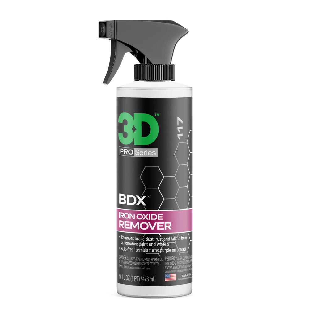 3D BDX iron remover bottle for quick iron removal on wheels and paint.