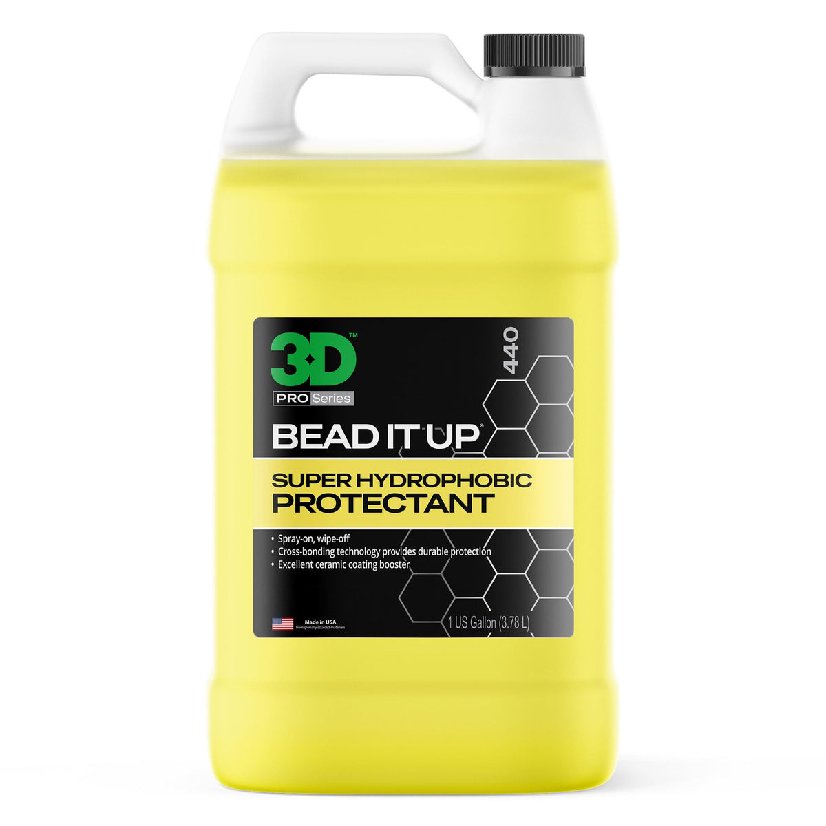 3D Bead It Up bottle pour for easy application and a slick finish