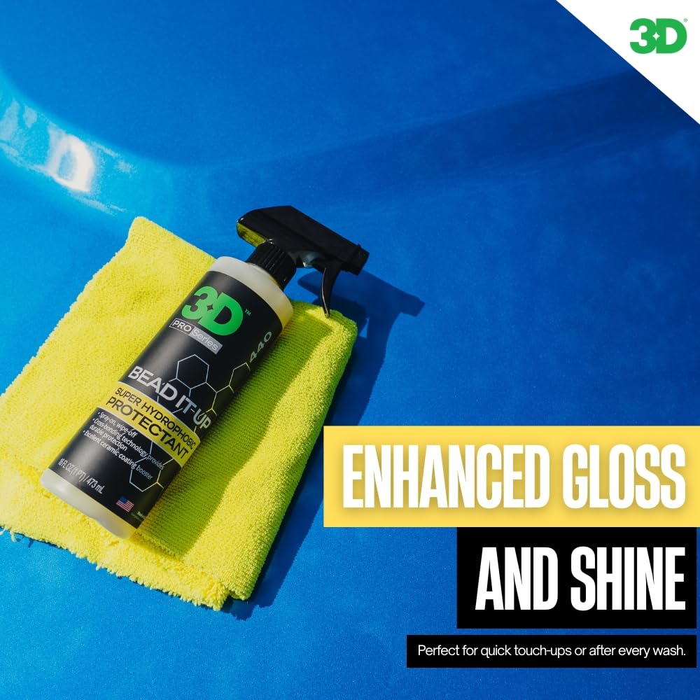 3D Bead It Up glossy finish deepens color and adds shine