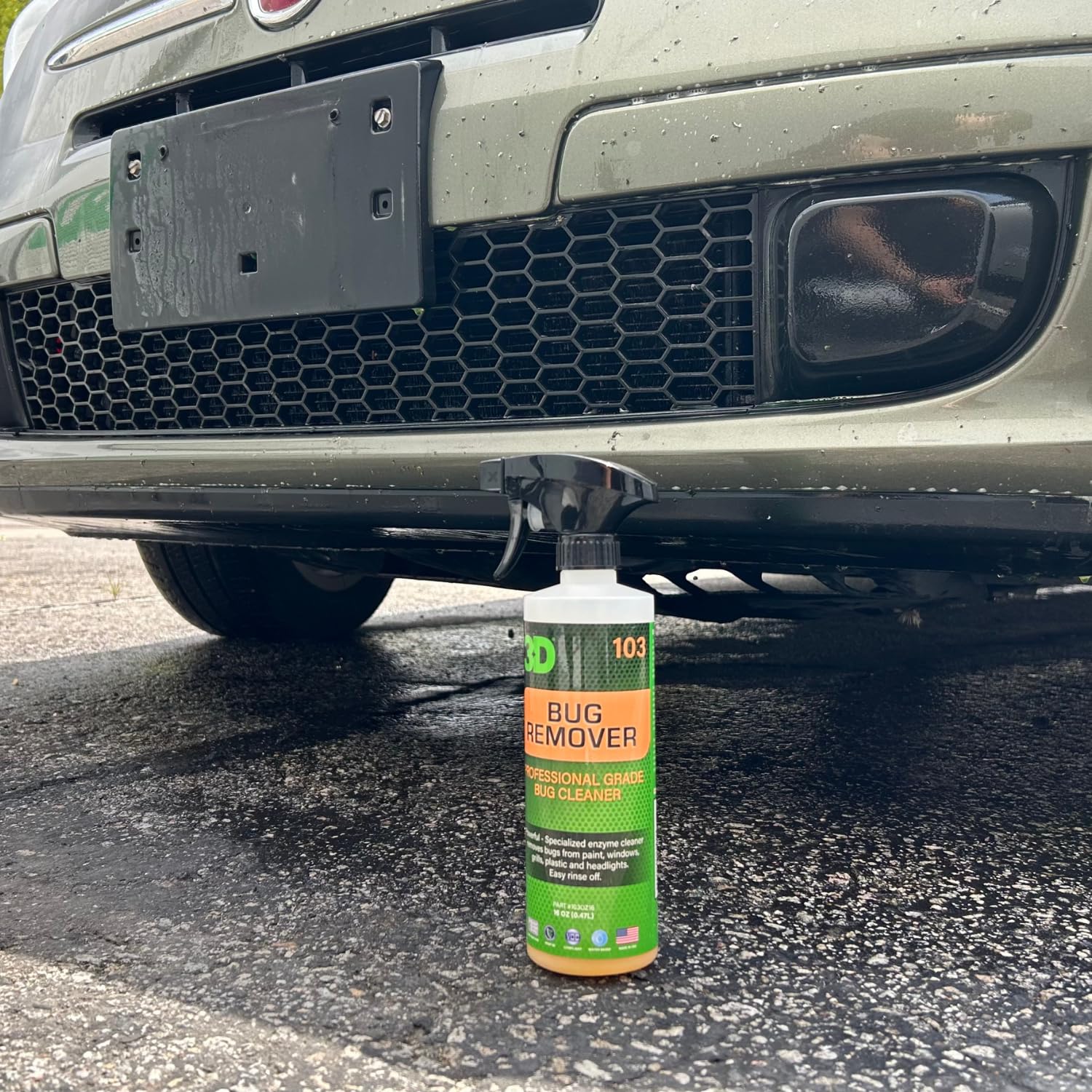 3D Bug Remover ready-to-rinse leaves surfaces clean and refreshed.