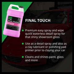 3D Final Touch Quick Detail Spray used as clay lubricant to prep surfaces