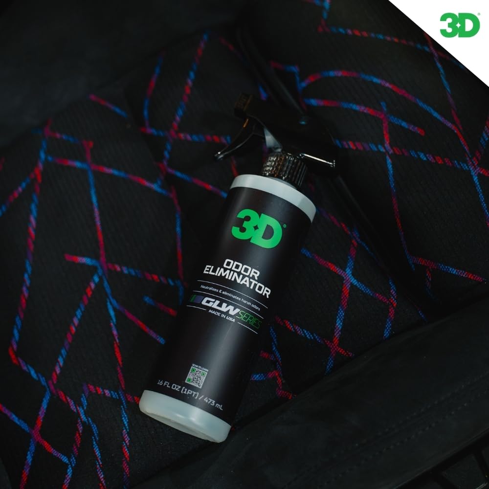 3D GLW fresh scent finish after cleaning your ride.