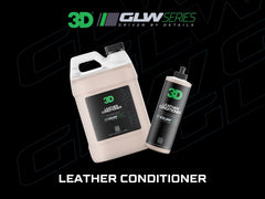 3D GLW Leather Conditioner UV barrier protects against sun fading.
