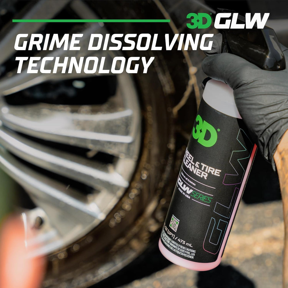 3D GLW Series brake dust and road grime removal for alloy wheels.