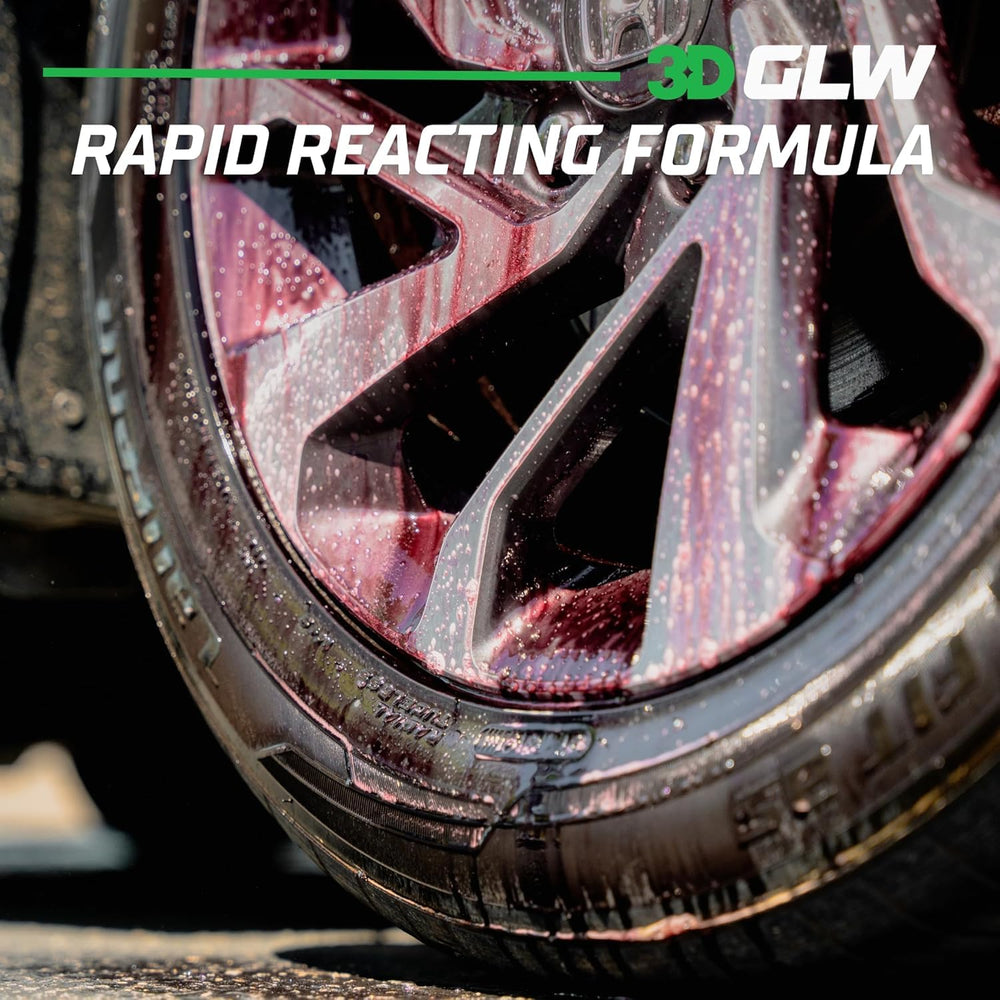 3D Iron Remover is safe on painted, chrome, and anodized wheels