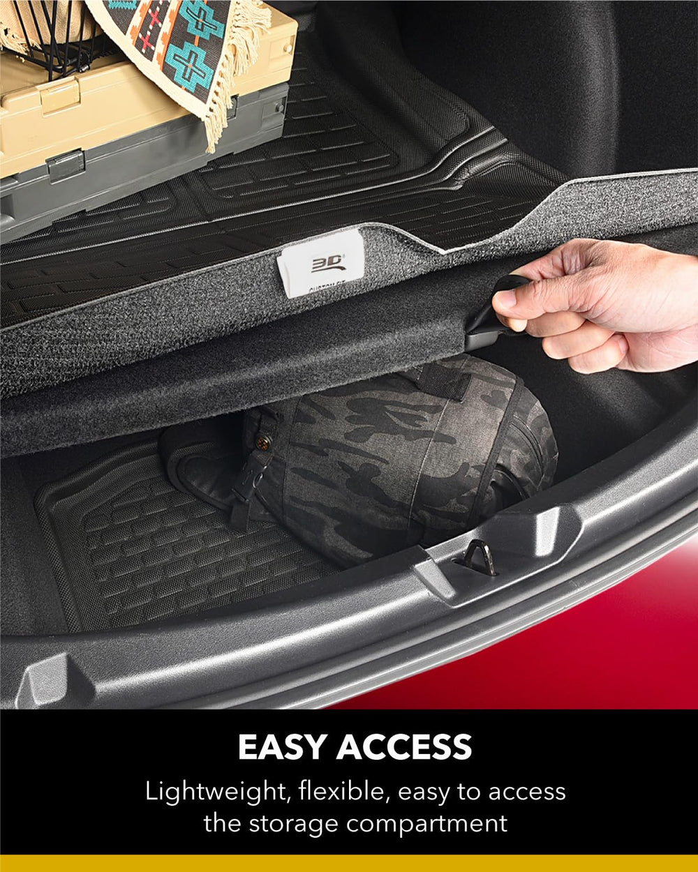 3D MAXpider KAGU cargo liner rear-cargo-area shields the floor from dirt and moisture.