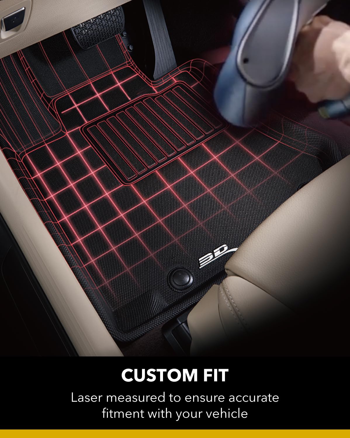 Thermoplastic rubber surface delivers a waterproof feel with a sleek, grippy texture.