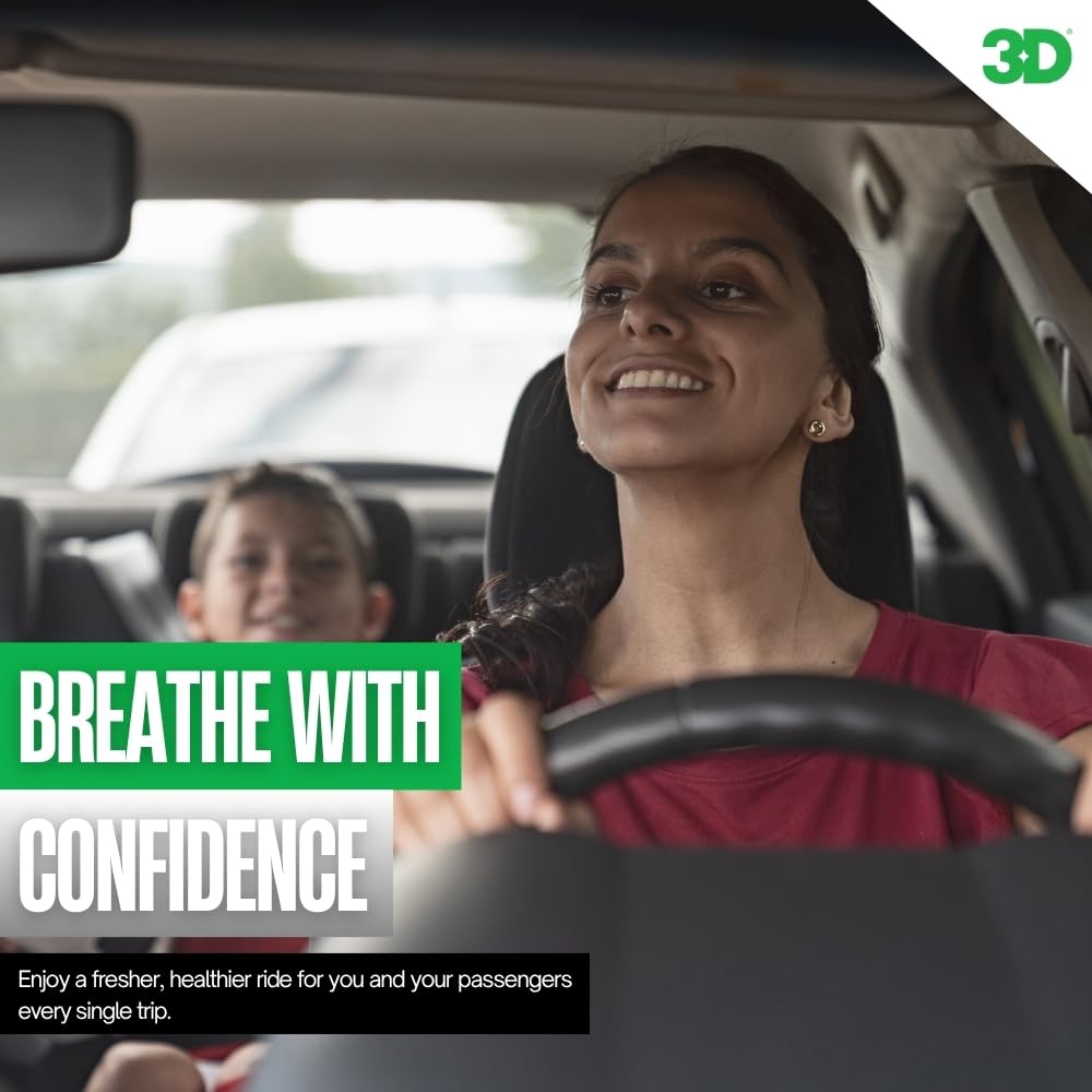 3D Odor Eliminator safe on fabric and plastic surfaces for interiors
