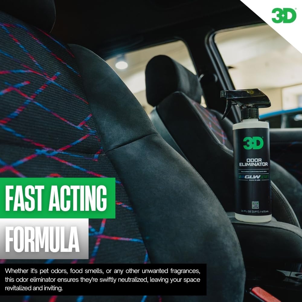 3D Odor Eliminator neutralizes food odors from car or home spaces