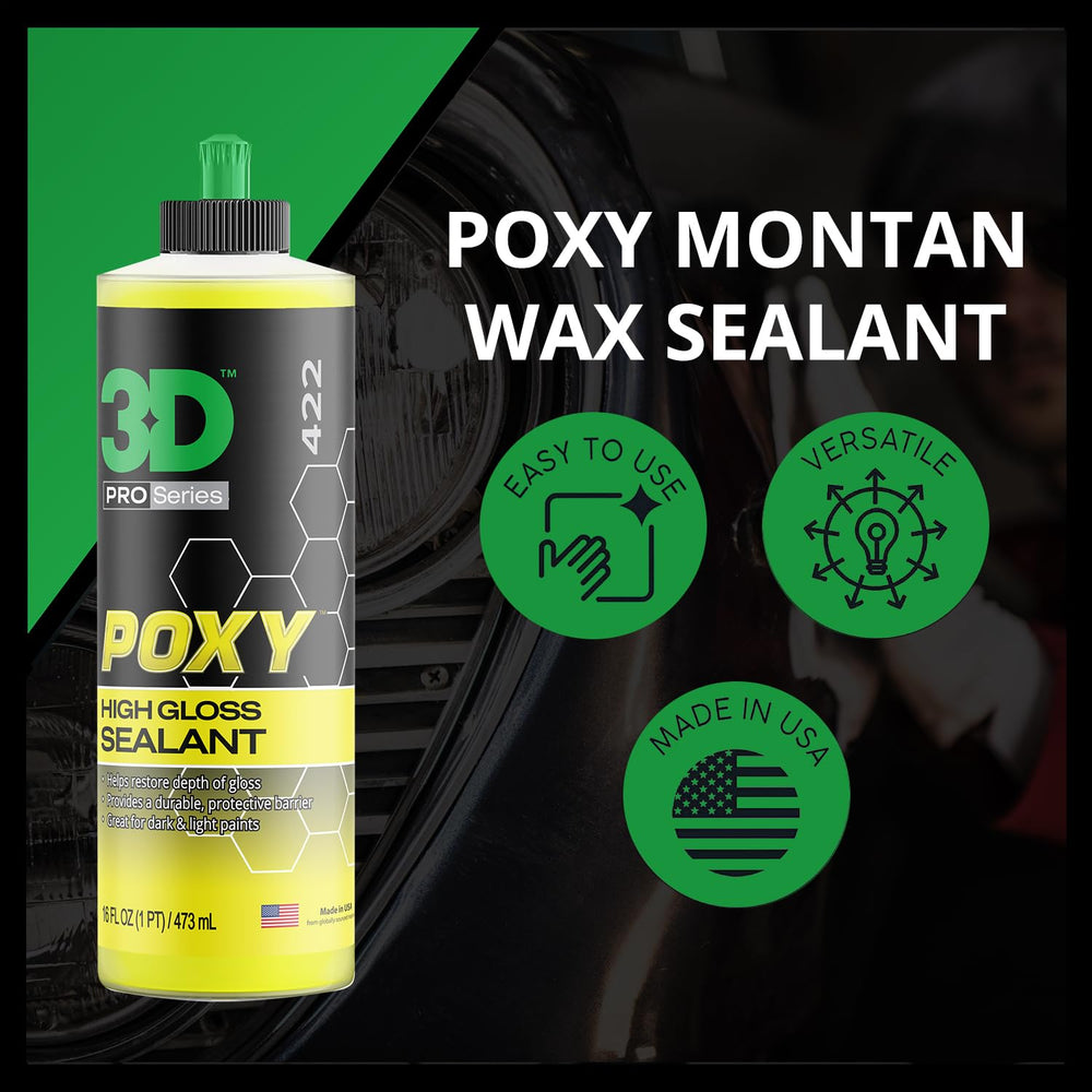 Exterior surface protected by 3D POXY Montan Wax sealant