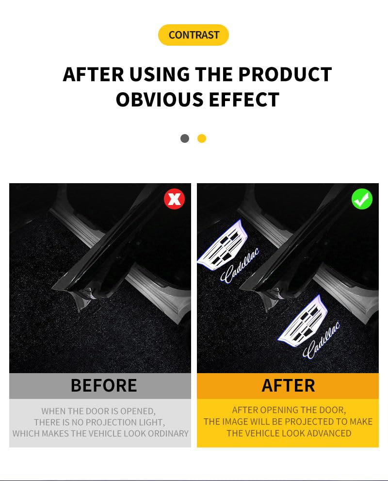 3D Shadow Lights Cadillac OEM-fit accents for a seamless upgrade.